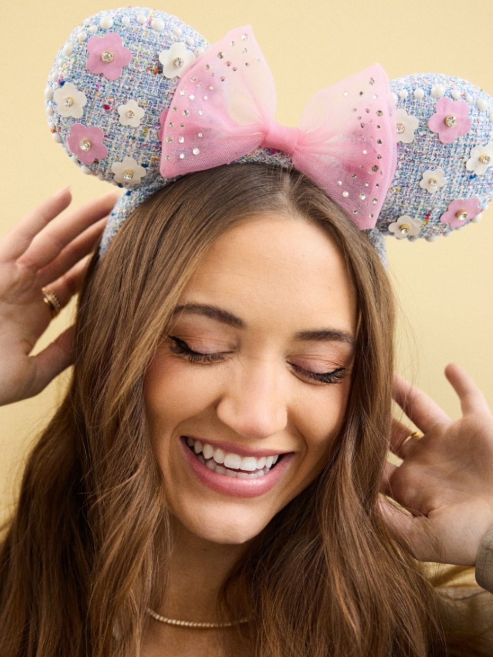 Baublebar Disney 2026 Minnie Mouse Tweed Flower Ears